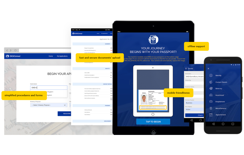 Application to Facilitate the process of applying for visas screenshot 3